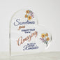 March Birth Flower | Reminder 'YOU'RE AMAZING' | Acrylic Plaque