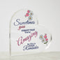 April Birth Flower | Reminder 'YOU'RE AMAZING' | Acrylic Plaque