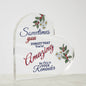 December Birth Flower | Reminder 'YOU'RE AMAZING' | Acrylic Plaque
