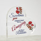 August Birth Flower | Reminder 'YOU'RE AMAZING' | Acrylic Plaque