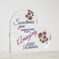 November Birth Flower | Reminder 'YOU'RE AMAZING' | Acrylic Plaque