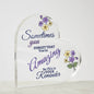 February Birth Flower | Reminder 'YOU'RE AMAZING' | Acrylic Plaque