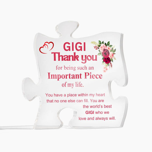 GIGI | Puzzle Acrylic Plaque