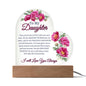 To My Daughter | Heart Acrylic Plaque