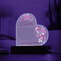 To My Daughter | Heart Acrylic Plaque