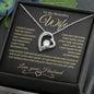 To My Beautiful Wife | Forever Love Necklace | BG
