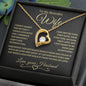 To My Beautiful Wife | Forever Love Necklace | BG