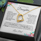 To My Beautiful Daughter | Forever Love Necklace