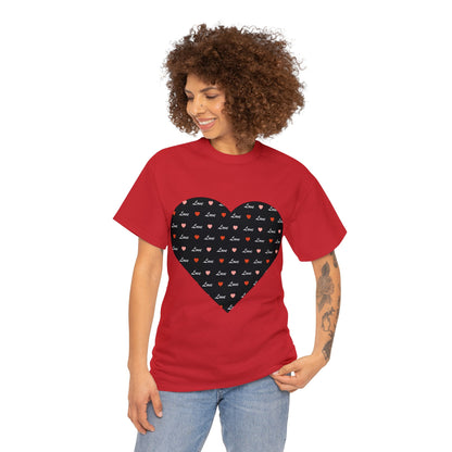 Love Heart  T-shirt: Expressions of Affection in Style