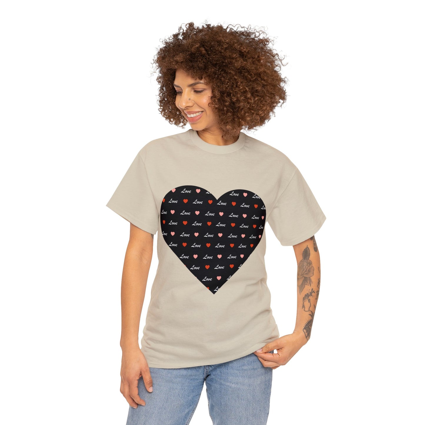 Love Heart  T-shirt: Expressions of Affection in Style