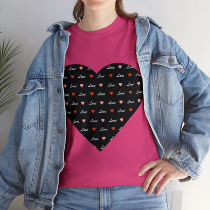 Love Heart  T-shirt: Expressions of Affection in Style