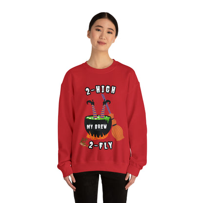 2-High 2-Fly Witch Sweater