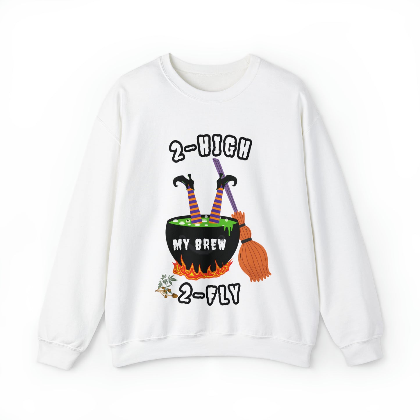 2-High 2-Fly Witch Sweater