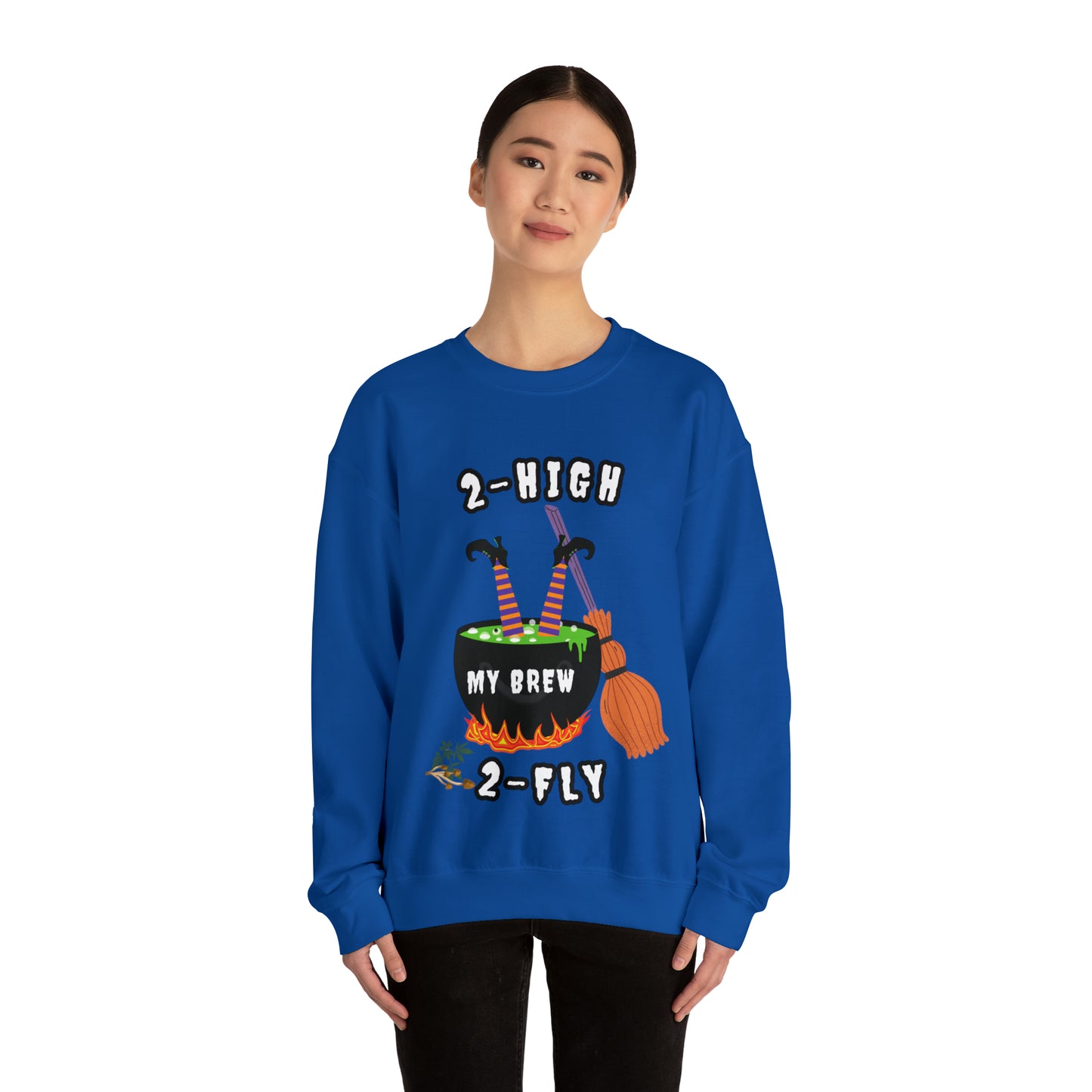 2-High 2-Fly Witch Sweater