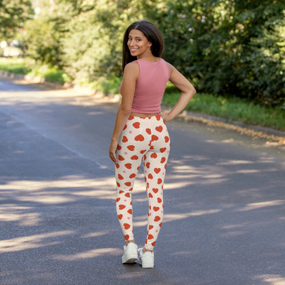 Heart Dots Leggings: Spread Love Everywhere You Go