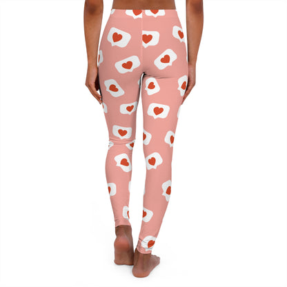 Heart Thought Bubble Leggings: Wear Your Thoughts with Style