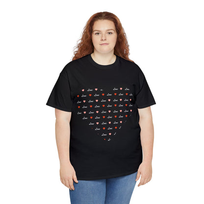 Love Heart  T-shirt: Expressions of Affection in Style