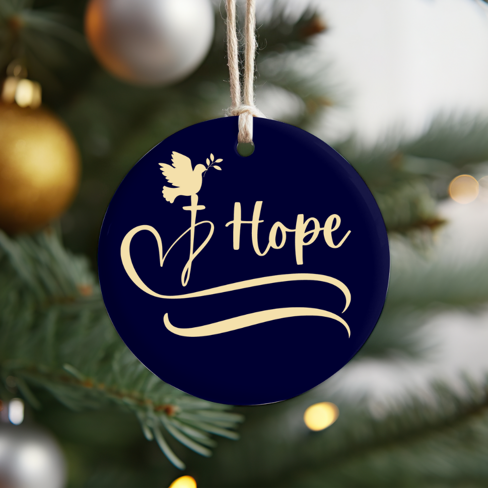 Harmonious Hope: Spiritual Symbol Ornaments