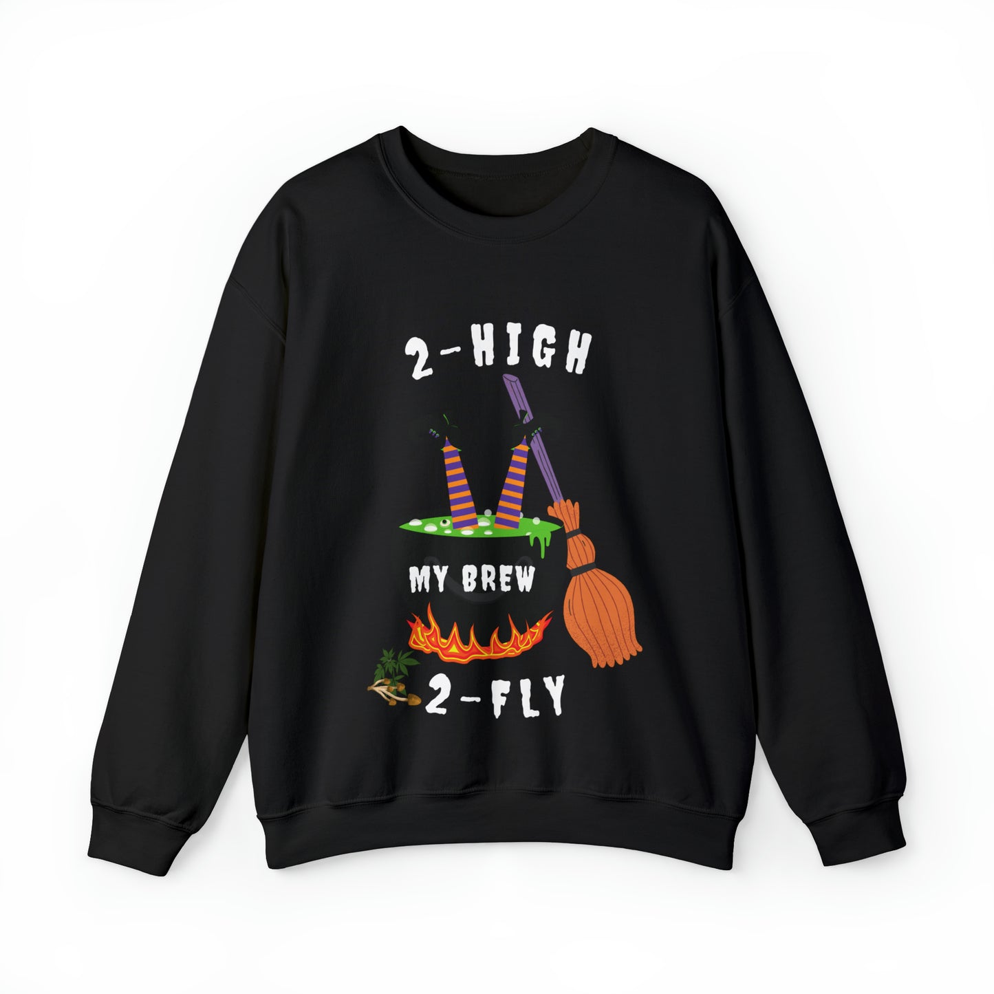 2-High 2-Fly Witch Sweater