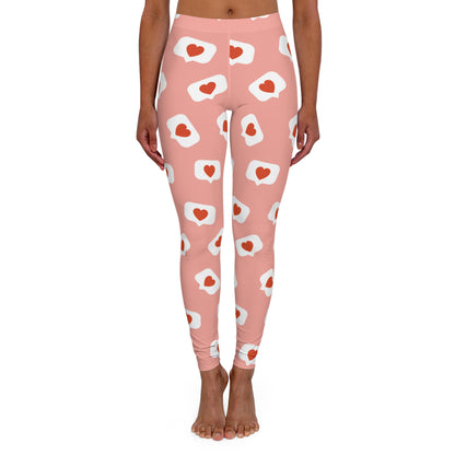 Heart Thought Bubble Leggings: Wear Your Thoughts with Style