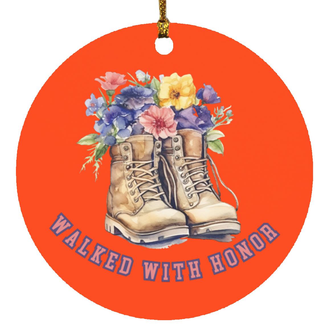 Heroes in Honor Military Boot Ornament