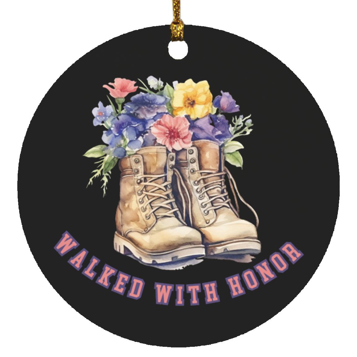 Heroes in Honor Military Boot Ornament