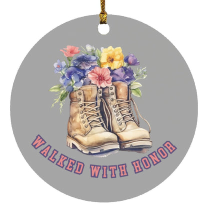 Heroes in Honor Military Boot Ornament