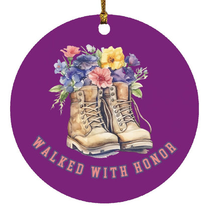 Heroes in Honor Military Boot Ornament