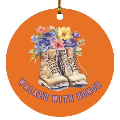 Heroes in Honor Military Boot Ornament