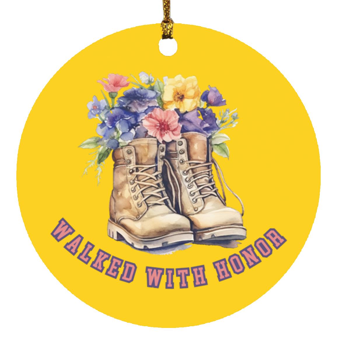 Heroes in Honor Military Boot Ornament